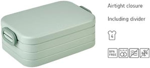 [RESIGILAT] Mepal Take a Break Midi, Cutie pranz 900 ml, Nordic Black