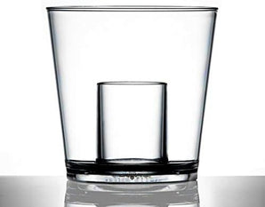 [RESIGILAT] Glassjacks Bomber Shot Glass, 25 ml, Pachet de 24, Plastic
