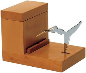 [RESIGILAT] Suport scobitori lemn Alessi 5x11x11,5 cm