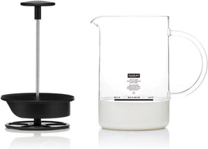 [RESIGILAT] Spuma de lapte Bodum Latteo 1446-01, negru, H 18cm, L 15.6cm