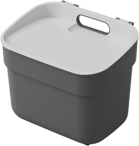 [RESIGILAT] Cos gunoi CURVER 5L pentru colectare selectiva gri inchis