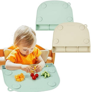 [RESIGILAT] PandaEar 2 buc silicon placemat copii anti-alunecare