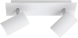 [RESIGILAT] Trio Leuchten fascicul metal alb 2 lumini 30 cm 802400201
