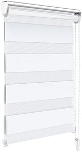 [RESIGILAT] VOUNOT Jaluzea rulou, material dublu, alb, 55 x 150 cm