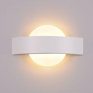 [RESIGILAT] Lampa de noptiera LED 6W, metalica, alb cald