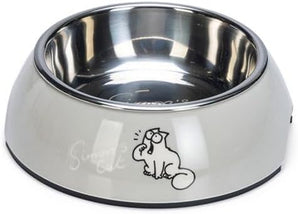 [RESIGILAT] Boluri pisici Simons Cat Napf plastic gri deschis 160 ml