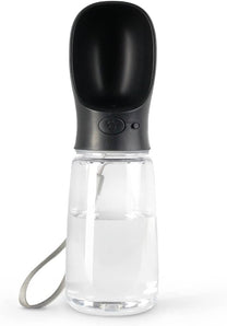 [RESIGILAT] Sticla portabila pentru caini si pisici, 500 ml, neagra