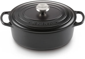 [RESIGILAT] Le Creuset roaster fonta oval 33 cm negru 7,5 l
