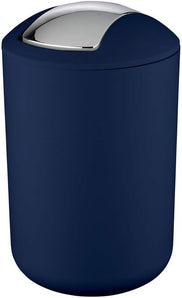 [RESIGILAT] WENKO Brasil Cos gunoi cu capac, 6,5 l, albastru inchis