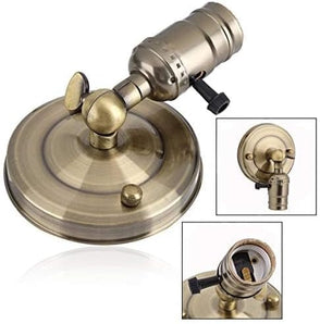 [RESIGILAT] Suport lumina vintage E27 perete decorativ
