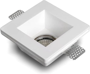 [RESIGILAT] Spot incastrat Eurekaled alb din ipsos ceramic 1 buc