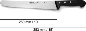 [RESIGILAT] Cutit patiserie Arcos lama inox 250 mm maner ergonomic negru
