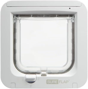 [RESIGILAT] Clapeta pentru pisici SureFlap cu microcip si RFID alba