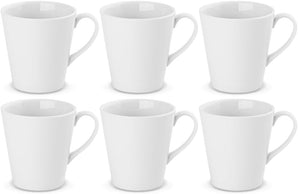 [RESIGILAT] Gerlach 1760 Set cani cafea, 6 persoane, portelan, alb, 280 ml