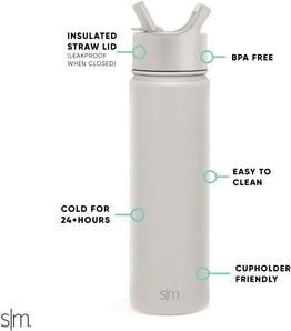 [RESIGILAT] Sticla sport din otel inox 650ml Almond Birch