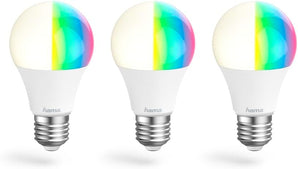 [RESIGILAT] Bec LED WiFi Hama E27, 8,5W RGBW, control vocal, compatibil Alexa