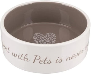 [RESIGILAT] Bol ceramic Trixie 0,8 l 16 cm crem taupe
