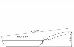 [RESIGILAT] Tigaie Tramontina 32cm aluminiu antiaderent