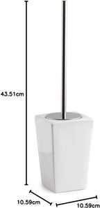 [RESIGILAT] Perie toaleta ceramica alba Gedy Karima 43,5 x 10,6 cm