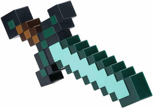 [RESIGILAT] Sabie Minecraft cu lumina, 3 moduri, decor si colectie
