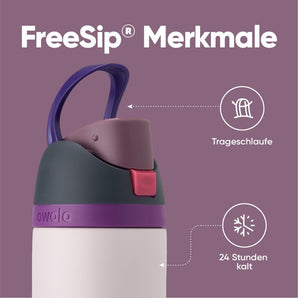 [RESIGILAT] Owala FreeSip Sticla inoxidabila 710 ml pentru sport si calatorii