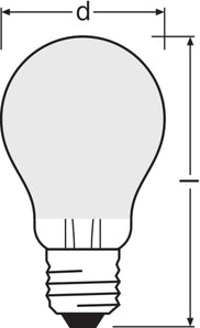 [RESIGILAT] Lampa OSRAM LED 8.2W E27 1521lm 2700K alba calda