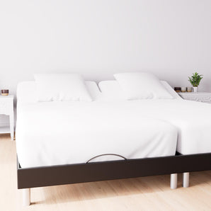 [RESIGILAT] Lenjerie pat bumbac alb 2x80x200 cm Soleil docre