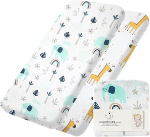 [RESIGILAT] Cearsafuri bumbac organic GOTS 2 pentru patuturi Jungle