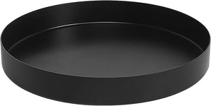 [RESIGILAT] Tava decorativa rotunda neagra pentru servit 20 cm