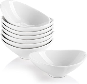 [RESIGILAT] Set boluri din portelan LIFVER - 8 buc 90ml albe