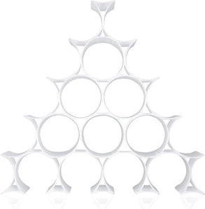 [RESIGILAT] Kartell Infinity, suport pentru sticle, alb opalin