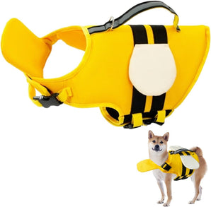 [RESIGILAT] Vesta de salvare caini Little Bean, reglabila, marimea M, galben