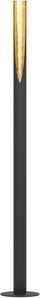 [RESIGILAT] EGLO Barbotto, lampa de podea colt, negru-auriu, soclu GU10
