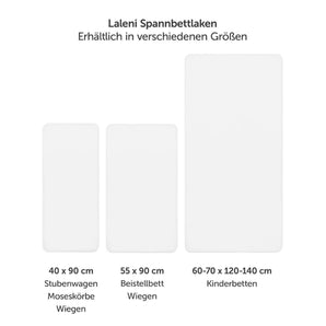 [RESIGILAT] Cearsaf ajustat Laleni 55x90 cm din bumbac alb