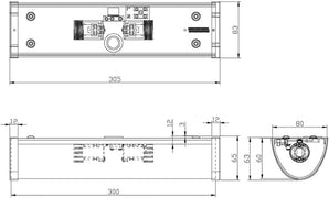 [RESIGILAT] Trio Lampa perete baie, crom, E14