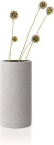 [RESIGILAT] Vaza M blomus din polystone gri deschis 24x12x12 cm