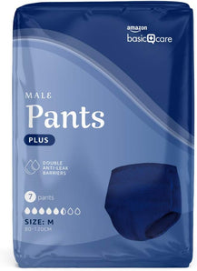 [RESIGILAT] Pantaloni barbati Amazon Basic Care Plus 4 bucati Albastru
