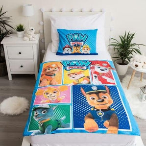 [RESIGILAT] Paw Patrol lenjerie pat copii 100x135 cm 100% bumbac