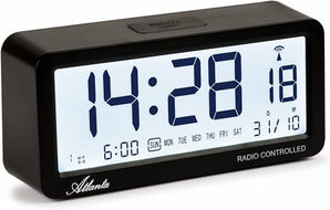 [RESIGILAT] Ceas alarma digital LCD Atlanta negru 3 timpi 1879-7