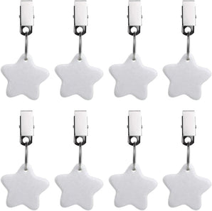 [RESIGILAT] Set 8 greutăți pentru fața de masă Star Shape albă