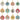 [RESIGILAT] Globuri Craciun Harry Potter, Hogwarts, Set 12