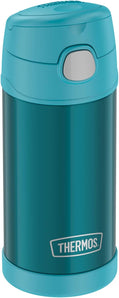 [RESIGILAT] Termos copii 0.35l cu pai ocean teal, etans 12h rece