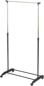 Compactor șine pentru haine, negru/gri, 78 x 42 x H.85/165 cm