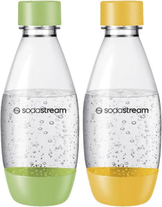 [RESIGILAT] sodastream recipient plastic 0.5L fara BPA verde galben 2 buc