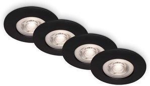 [RESIGILAT] BRILONER Spoturi LED 230V, 4,9W, alb cald, set 4 bucati