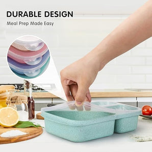 [RESIGILAT] Set de 4 cutii Bento, compartimente, pranz, gustari, micul dejun