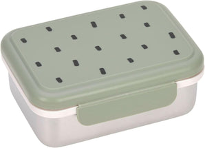 [RESIGILAT] Cutie de prânz pentru copii din inox, cu despărțitor detașabil, design colorat și vesel