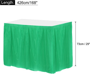 [RESIGILAT] sourcing map Fuste masa plastic, 73,7 cm x 4,2 m, verde