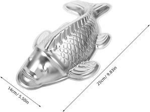 [RESIGILAT] Cabilock Tava Copt Aluminiu 3D, Forma Pesti Koi, 25x14x5,5 cm