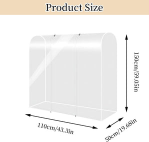 [RESIGILAT] Capac protectie PEVA pentru raft de haine 110x50x150 cm